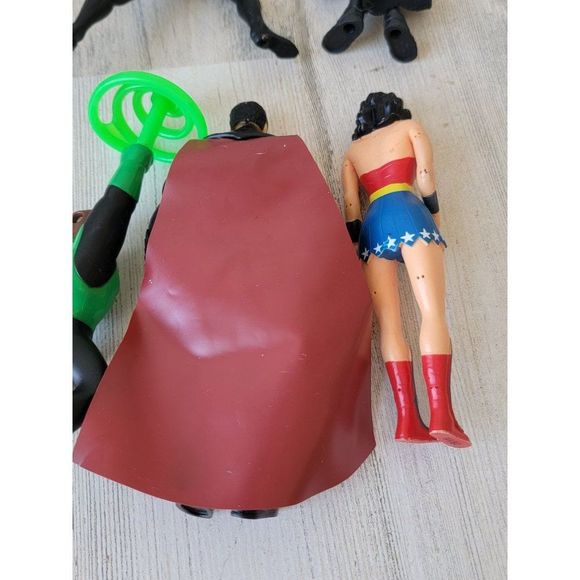 DC Comics Wonder Woman Superman Green Lantern Batman playset toy figure - Picture 10 of 11